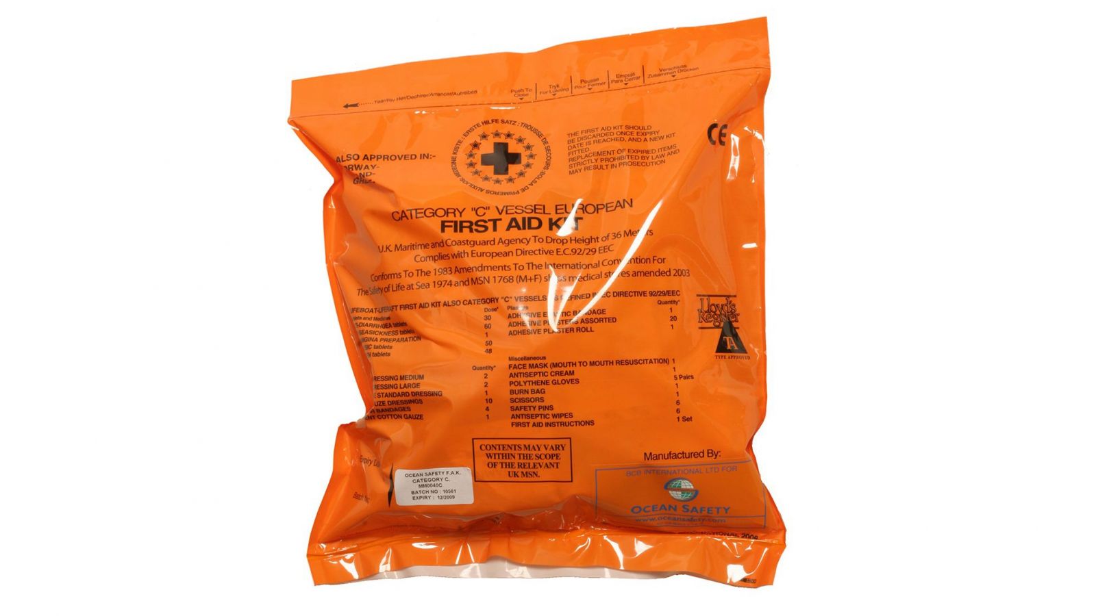 MHRA Cat C Medical Kit Must Be Purchased from Licensed Suppliers